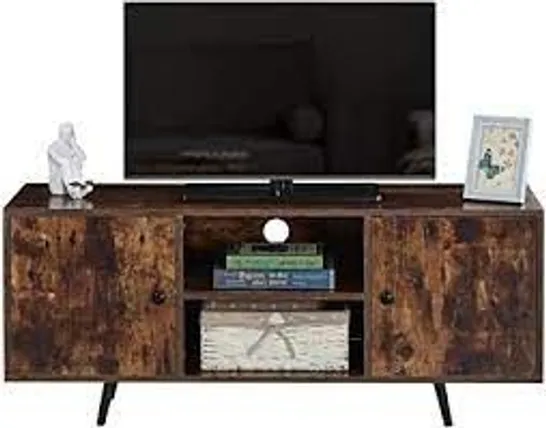 BOXED CLIPOP TV STAND FOR TVS UPTO 60" - DARK WOODGRAIN