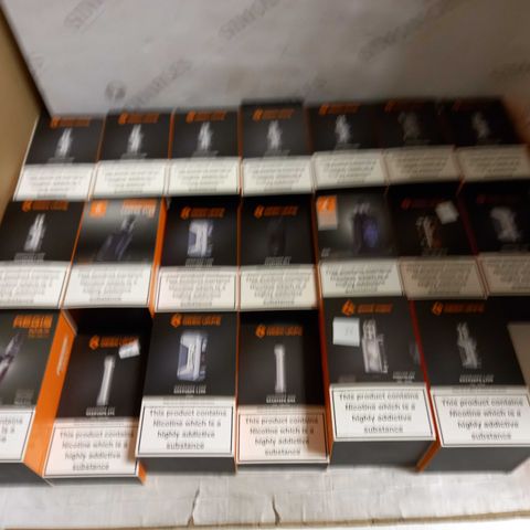 LOT OF APPROXIMATELY 20 E-CIGARATTES TO INCLUDE GEEKVAPE OBELISK 200, GEEKVAPE AEGIS MAX ETC.