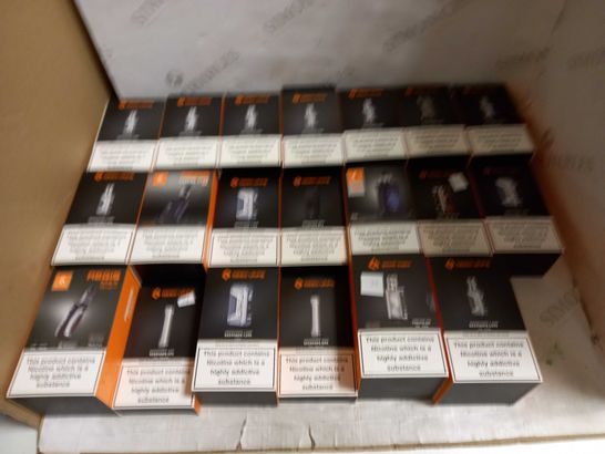 LOT OF APPROXIMATELY 20 E-CIGARATTES TO INCLUDE GEEKVAPE OBELISK 200, GEEKVAPE AEGIS MAX ETC.
