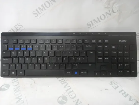 BOX OF APPROX 5 RAPOO 8100M WIRELESS KEYBOARD 