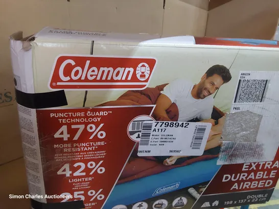 COLEMAN EXTRA DURABLE AIRBED SIZE DOUBLE 