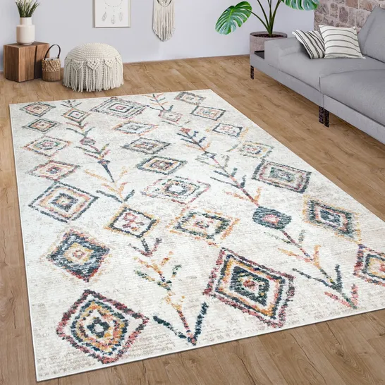 BRAND NEW BAGGED PACO HOME 578 KAYACIK RUG - MULTI-COLOURED - 80 x 150cm