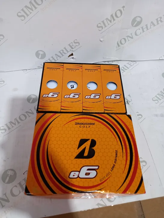 BRIDGESTONE e6 GOLF BALLS / WHITE DOZEN PACK