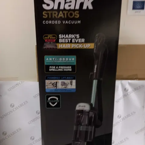 boxed shark stratos corded vacuum 