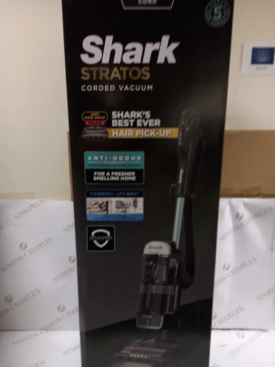 boxed shark stratos corded vacuum 