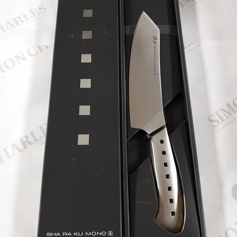 BRAND NEW BOXED SHA RA KU MONO MOLYBDENUM VANADIUM STEEL 18-8 STAINESS STEEL FJ-14 18.5CM ORIENTAL KNIFE