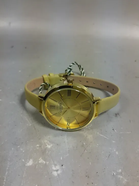 GAMAGES JUBILANT GOLD CHAMPAGNE WATCH 