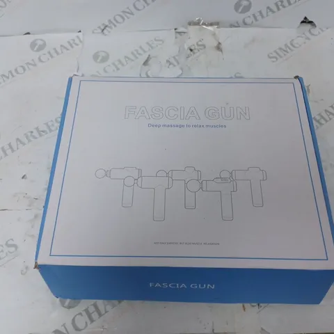 FASCIA GUN DEEP TISSUE MASSAGER BOXED 