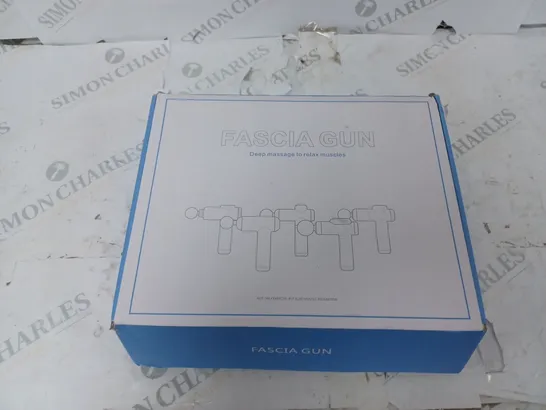 FASCIA GUN DEEP TISSUE MASSAGER BOXED 