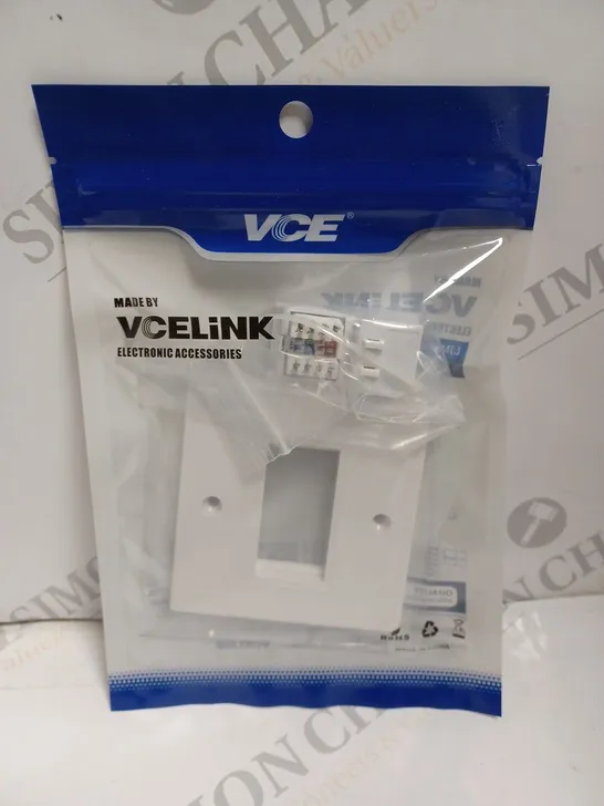 APPROXIMATELY 9 SEALED VCELINK NETWORK WALL PLATE 