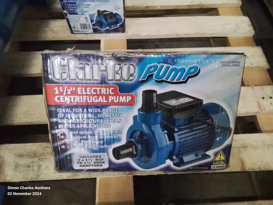 BOXED CLARKE PUMP 1 1/2" ELECTRIC CENTRIFUGAL PUMP