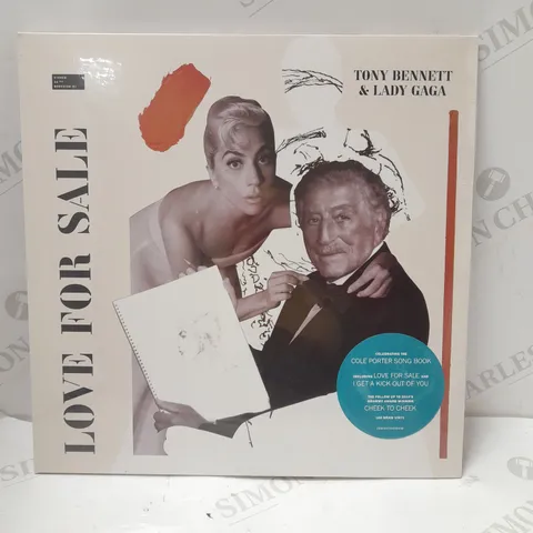 TONY BENNETT AND LADY GAGA LOVE FOR SALE VINYL