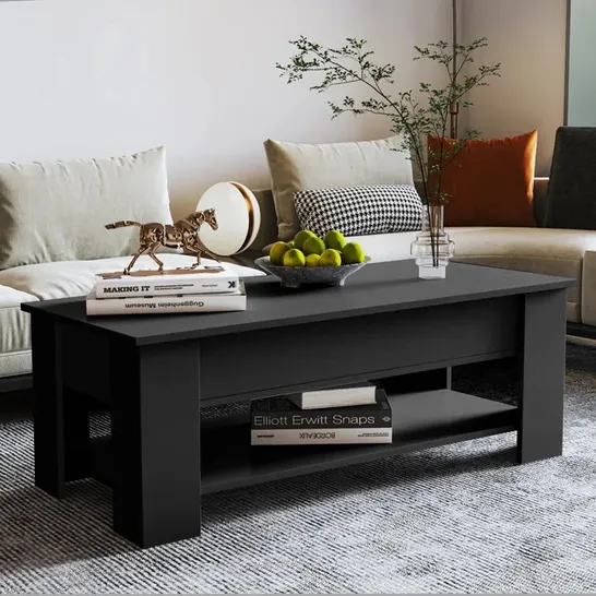 BOXED KHYLIE 100CM LIFT UP COFFEE TABLE WITH STORAGE (1 BOX)