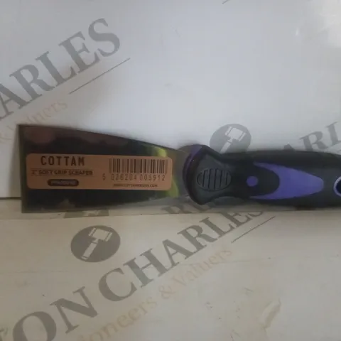 10 COTTAM 2" SOFT GRIP SCRAPER