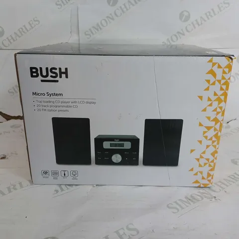 BOXED BUSH MICRO SYSTEM IN BLACK