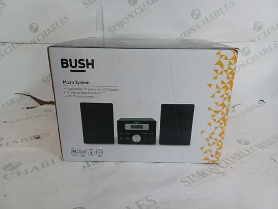 BOXED BUSH MICRO SYSTEM IN BLACK