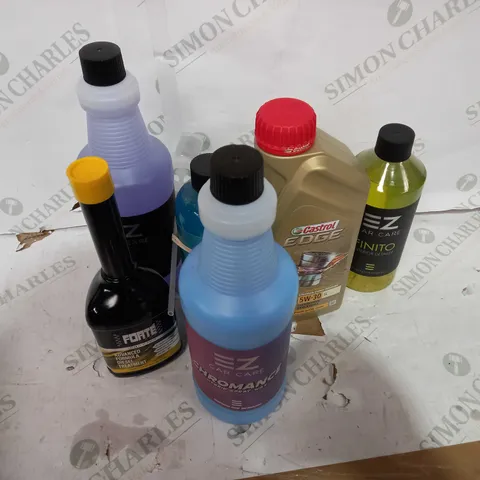 LOT OF 12 CAR CLEANING PRODUCTS TOO INCLUDE GEO GEL AND HYBRID SPRAY WAX 