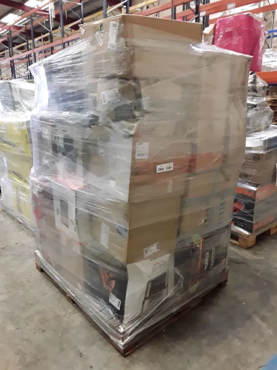 PALLET OF APPROXIMATELY 23 UNPROCESSED RAW RETURN HOUSEHOLD AND ELECTRICAL GOODS TO INCLUDE;