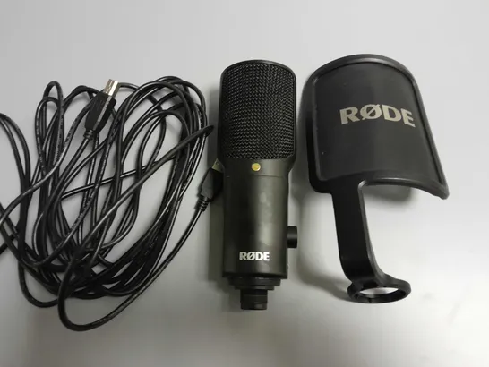 UNBOXED RODE NT-USB MICROPHONE