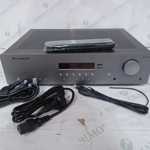 CAMBRIDGE AUDIO AXR100 STEREO RECEIVER - LUNAR GREY