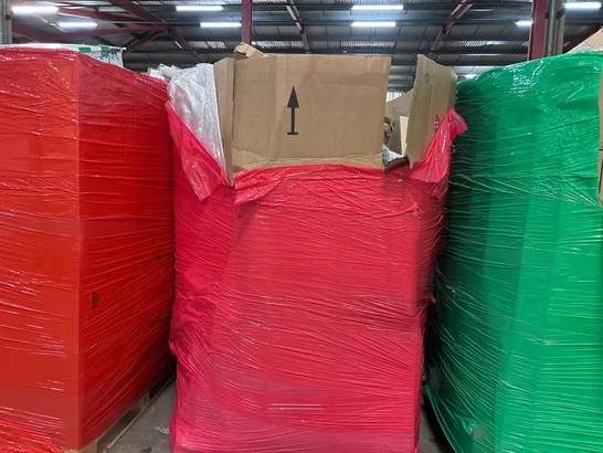 PALLET OF ASSORTED CONSUMER PRODUCTS TO INCLUDE: AIR COOLER, BACKPACK, ROLLER BLINDS, TOILET SEAT ECT