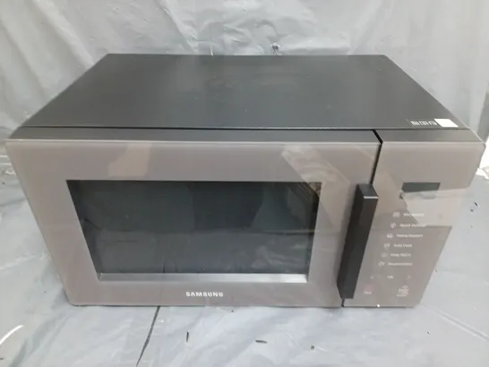 SAMSUNG MS23T5018AG/EU GLASS FRONT 23-LITRE SOLO MICROWAVE - SLATE GRAY