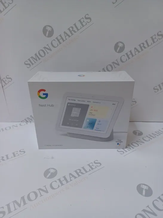 BRAND NEW BOXED GOOGLE 2ND GEN NEST HUB 7" DISPLAY - CHALK 