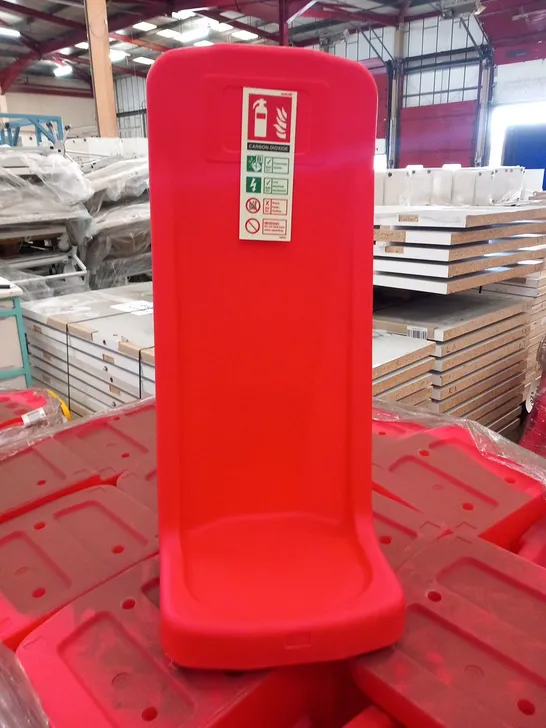 PALLET OF APPROXIMATELY 24 FIRE EXTINGUISHER TROLLEYS FA-075 EXL