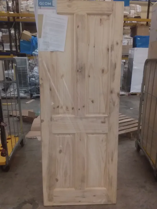 GEOM 4 PANEL KNOTTY PINE FIRE INTERNAL DOOR 1981×762×44MM