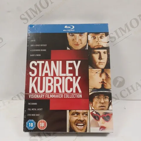 SEALED STANLEY KUBRICK VISIONARY FILMMAKER COLLECTION BLU-RAY WITH SLIPCOVER