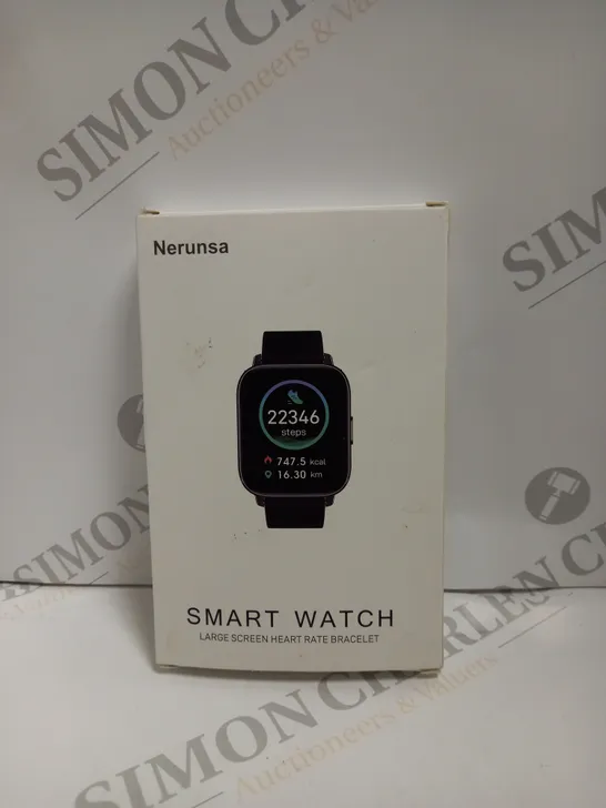 BOXED NERUNSA SMART WATCH LARGE SCREEN HEART RATE MONITOR BRACELET 