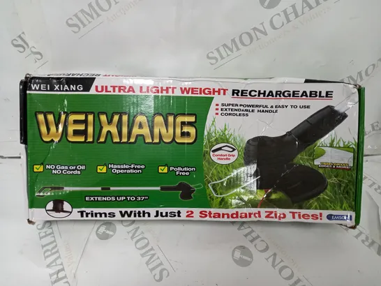 BOXED WEI XIANG ULTRA LIGHTWEIGHT RECHARGEABLE GARDEN TRIMMER