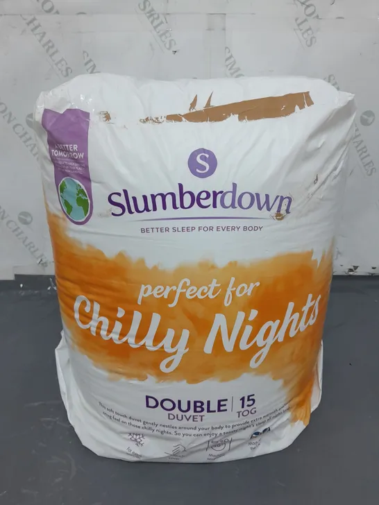 SLUMBERDOWN CHILLY NIGHT DOUBLE DUBET 15 TOG