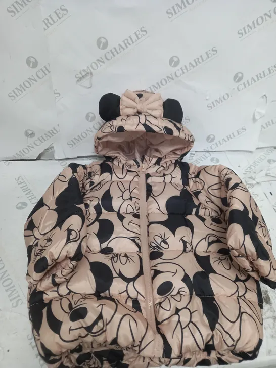 DYSNEY MINNI MOUSE JUNIOR PRINT COAT 