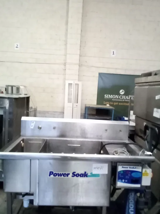 POWER SOAK COMMERCIAL DISH WASHING STATION 