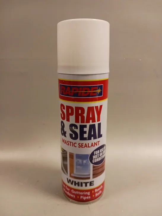 APPROXIMATELY 20 RAPIDE SPRAY & SEAL MASTIC SEALANT - WHITE - COLLECTION ONLY 