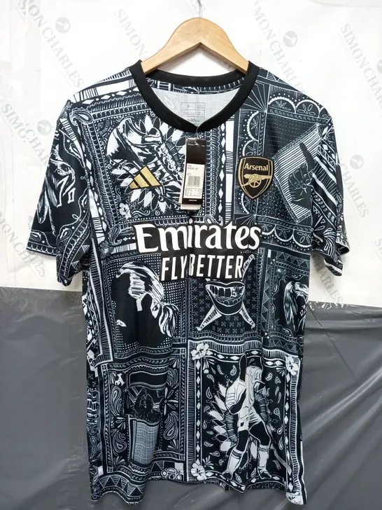 ADIDAS ARSENAL X IAN WRIGHT SPECIAL EDITION SHIRT - MEDIUM