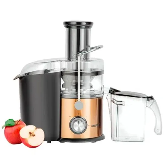 BOXED GEEPAS 800W 2 SPEED ELECTRIC CENTRIFUGAL JUICER (1 BOX)