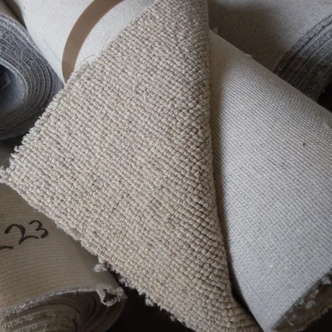 ROLL OF QUALITY RARE BREEDS LOOP COTTON CARPET // SIZE: APPROX 5 X 2.1m