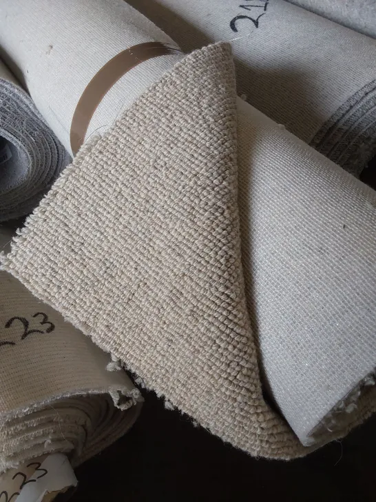 ROLL OF QUALITY RARE BREEDS LOOP COTTON CARPET // SIZE: APPROX 5 X 2.1m