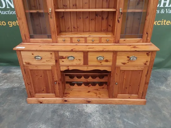 DESIGNER LARGE SOLID PINE WELSH DRESSER UNIT