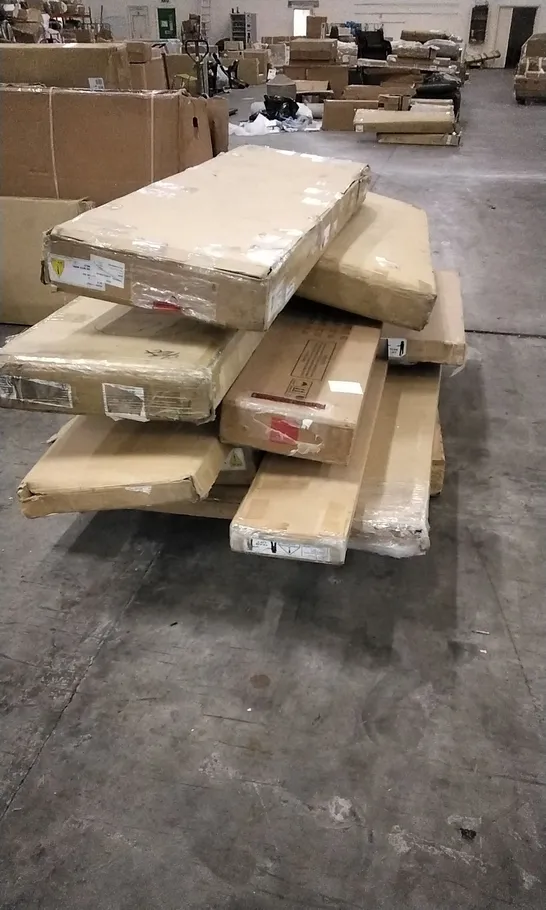 PALLET OF ASSORTED FLATPACK BOXED FURNITURE PARTS