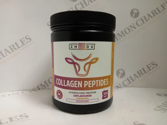 ZHOU COLLAGEN PEPTIDES HYDROLYSED PROTEIN UNFLAVOURED 500G 