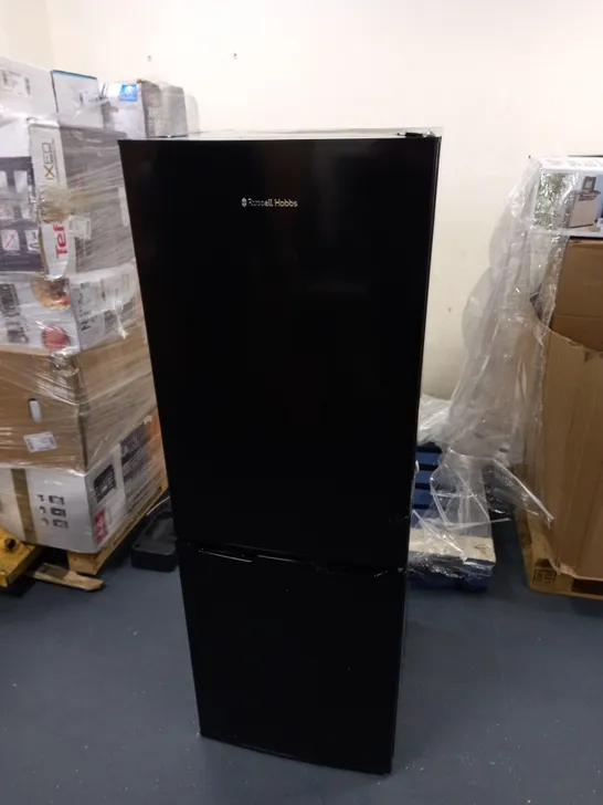 RUSSELL HOBBS LOW FROST FRIDGE FREEZER, 113L FRIDGE, 61L FREEZER - BLACK (50CM WIDE, 145CM HIGH) COLLECTION ONLY