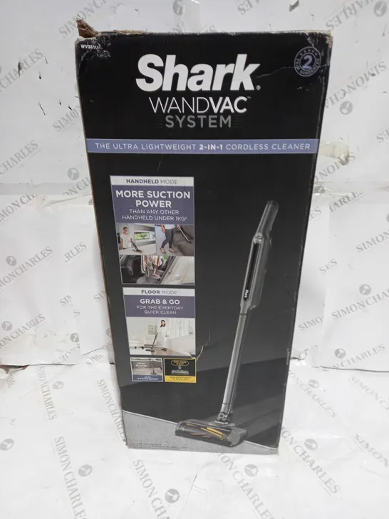 BOXED SHARK WANDVAC 2-IN-1 LIGHTWEIGHT CORDLESS HANDHELD VACUUM CLEANER