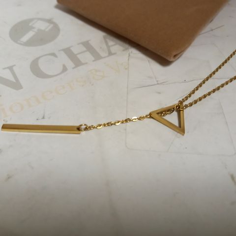 NEVAEH T BAR TRIANGLE NECKLACE