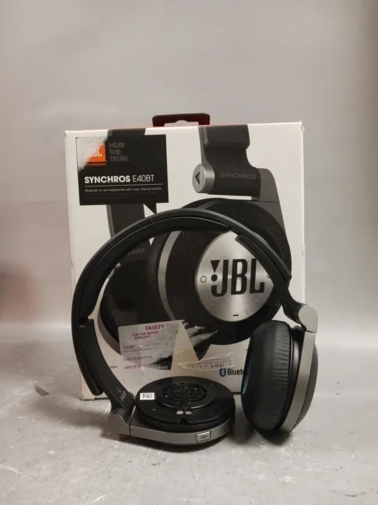 BOXED JBL SYNCHROS E40BT WIRELESS HEADPHONES 