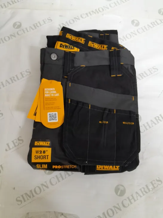 DEWALT FAIRHAVEN TROUSERS IN BLACK & GREY - W28 L29