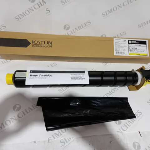 BOXED KATUN BUSINESS COLOR TONER CARTRIDGE (YELLOW) WITH INSTRUCTIONS. TK-8515Y COMPATIBLE , FOR USE WITH KYOCERA PRINTERS