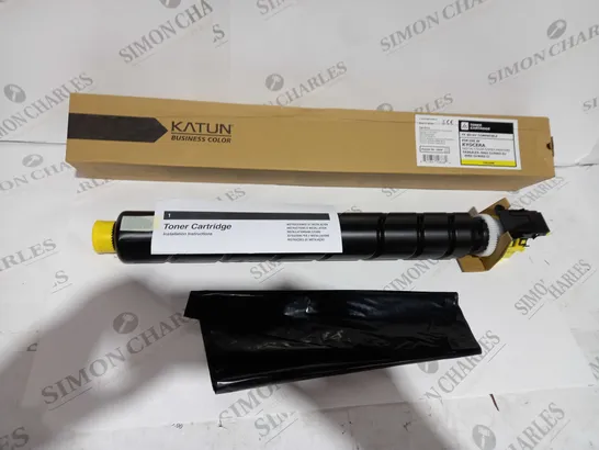 BOXED KATUN BUSINESS COLOR TONER CARTRIDGE (YELLOW) WITH INSTRUCTIONS. TK-8515Y COMPATIBLE , FOR USE WITH KYOCERA PRINTERS